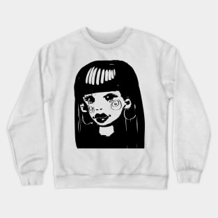 Girl face Crewneck Sweatshirt